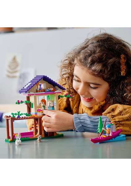 Friends Orman Evi 41679 - Doğayı Seven Yaratıcı Çocuklar için Ağaç Evli Orman Oyuncağı Yapım Seti (326 Parça)