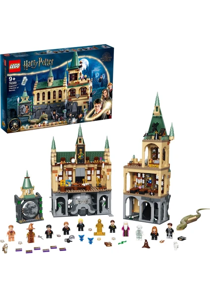 LEGO® Harry Potter™ Hogwarts Sırlar Odası 76389 -9 Yaş ve Üzeri İçin Sırlar Odası ve Büyük Salon'u İçeren Koleksiyonluk Yaratıcı Oyuncak Yapım Seti (1176 Parça)