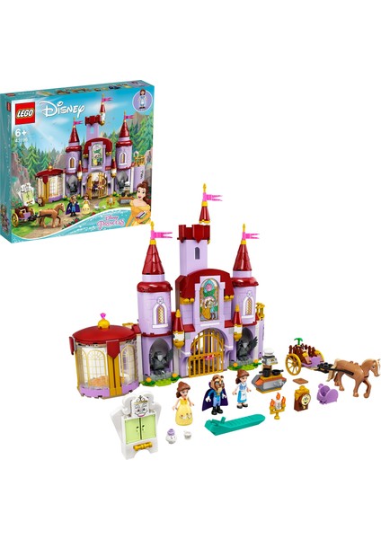 | Disney Princess# Güzel ve Çirkin#in Kalesi 43196 - 6 Yaş ve Üzeri Prenses Seven Çocuklar İçin Prenses Minifigürü İçeren Yaratıcı Oyuncak Yapım Seti (505 Parça)