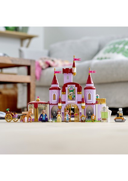 | Disney Princess# Güzel ve Çirkin#in Kalesi 43196 - 6 Yaş ve Üzeri Prenses Seven Çocuklar İçin Prenses Minifigürü İçeren Yaratıcı Oyuncak Yapım Seti (505 Parça)