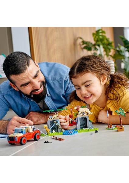 City Vahşi Hayvan Kurtarma Jipi 60301 Yapım Seti; Bir LEGO City Maceraları Çizgi Dizi Karakteri Içerir (157 Parça)