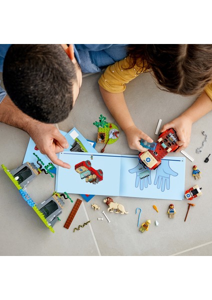 City Vahşi Hayvan Kurtarma Jipi 60301 Yapım Seti; Bir LEGO City Maceraları Çizgi Dizi Karakteri Içerir (157 Parça)