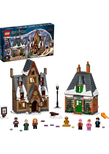 Harry Potter™ Hogsmeade™ Köyü Ziyareti 76388 - 8 Yaş ve Üzeri İçin Balyumruk Şekerci Dükkanı İçeren Koleksiyonluk Yaratıcı Oyuncak Yapım Seti (851 Parça)