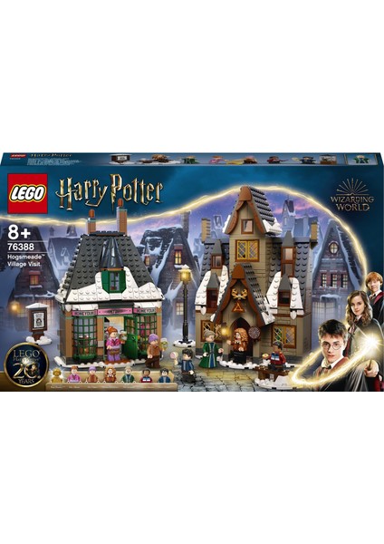 Harry Potter™ Hogsmeade™ Köyü Ziyareti 76388 - 8 Yaş ve Üzeri İçin Balyumruk Şekerci Dükkanı İçeren Koleksiyonluk Yaratıcı Oyuncak Yapım Seti (851 Parça)