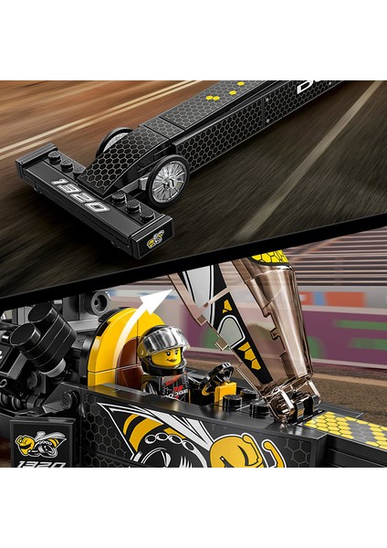 Speed Champions Mopar Dodge//SRT Top Fuel Dragster and 1970 Dodge Challenger T/A 76904 - Araba Sevenler İçin Koleksiyonluk Oyuncak Yapım Seti (627 Parça)