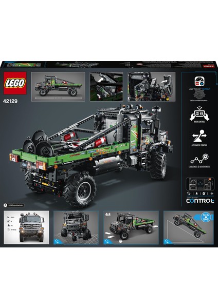 Technic 4x4 Mercedes-Benz Zetros Kamyon 42129 - 12 Yaş ve Üzeri Araç Sevenler İçin Uygulama Kumandalı Koleksiyonluk Yaratcı Oyuncak Yapım Seti (2110 Parça) fırsatları