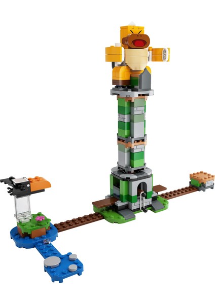 Super Mario# Boss Sumo Bro Devrilen Kule Ek Macera Seti 71388 - Çocuklar için Yaratıcı Oyuncak Yapım Seti (231 Parça)