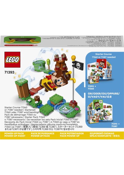 Super Mario# Arılı Mario Kostümü 71393 - Yaratıcı Çocuklar için Koleksiyonluk Oyuncak Yapım Seti (13 Parça)