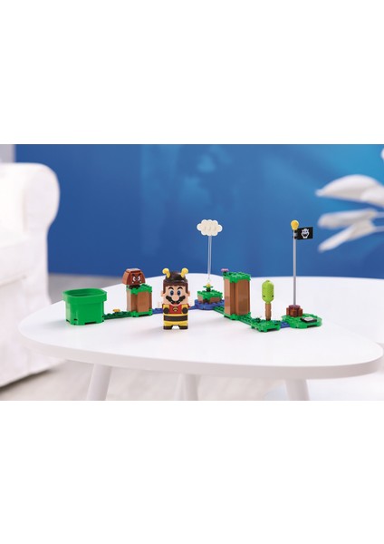 Super Mario# Arılı Mario Kostümü 71393 - Yaratıcı Çocuklar için Koleksiyonluk Oyuncak Yapım Seti (13 Parça)