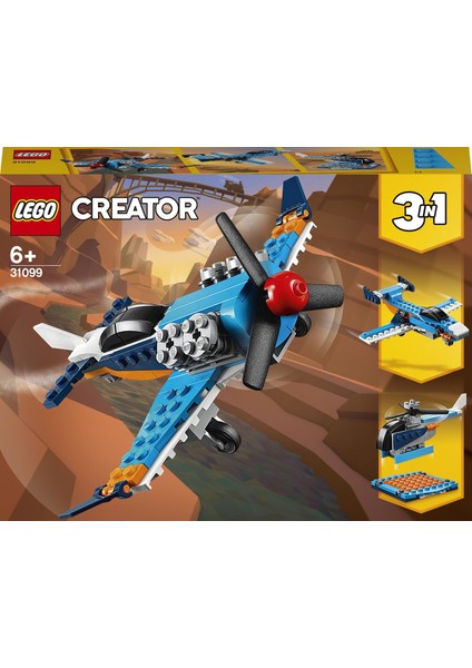 ® Creator 31099 3#ü 1 Arada Pervaneli Uçak