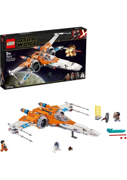 ® Star Wars# Poe Dameron'un X-wing Fighter#'ı 75273 - Star Wars# Sevenler için Koleksiyonluk Yaratıcı Oyuncak Yapım Seti (761 Parça)