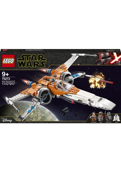 ® Star Wars# Poe Dameron'un X-wing Fighter#'ı 75273 - Star Wars# Sevenler için Koleksiyonluk Yaratıcı Oyuncak Yapım Seti (761 Parça) modelleri