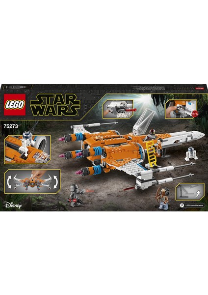 ® Star Wars# Poe Dameron'un X-wing Fighter#'ı 75273 - Star Wars# Sevenler için Koleksiyonluk Yaratıcı Oyuncak Yapım Seti (761 Parça) fırsatları