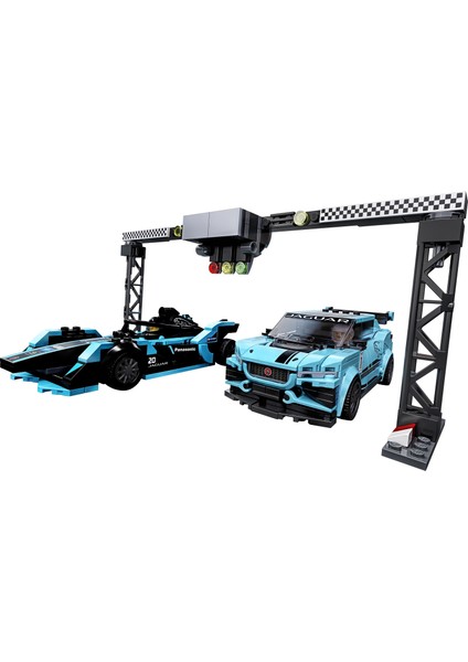 ® Speed Champions 76898 Formula E Panasonic Jaguar Racing Gen2 araba ve Jaguar I-PACE eTROPHY fiyatları