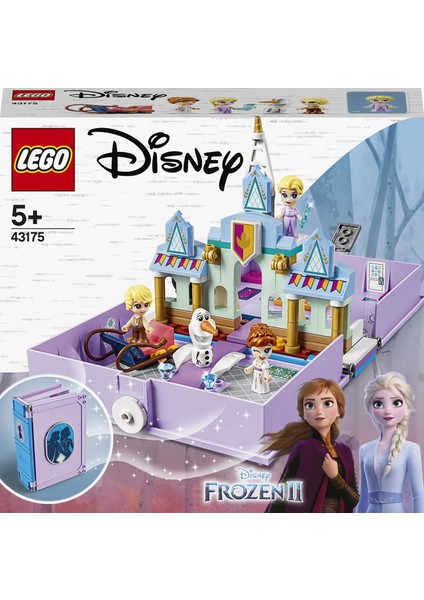 ® l Disney Princess# Anna ve Elsa'nın Hikâye Kitabı Maceraları 43175 - Karlar Ülkesi Seven Çocuklar için Eğlenceli Oyuncak Yapım Seti (133 Parça) modelleri