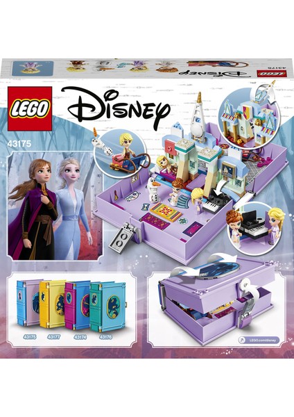 ® l Disney Princess# Anna ve Elsa'nın Hikâye Kitabı Maceraları 43175 - Karlar Ülkesi Seven Çocuklar için Eğlenceli Oyuncak Yapım Seti (133 Parça) fırsatları