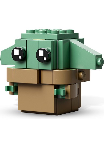 LEGO® BrickHeadz# Star Wars# The Mandalorian# & The Child 75317- 10 Yaş ve Üzeri Star Wars Sevenler İçin Baby Yoda İçerenYaratıcı Oyuncak Yapım Seti (295 Parça)