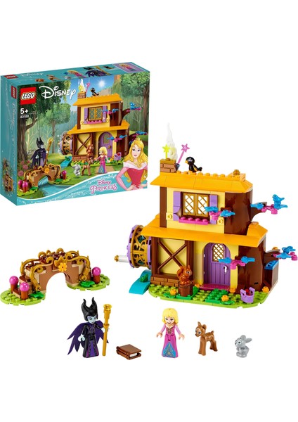 ® l Disney Princess# Aurora#nın Orman Evi 43188 - Çocuklar İçin Uyuyan Güzel Oyuncak Yapım Seti (300 Parça)
