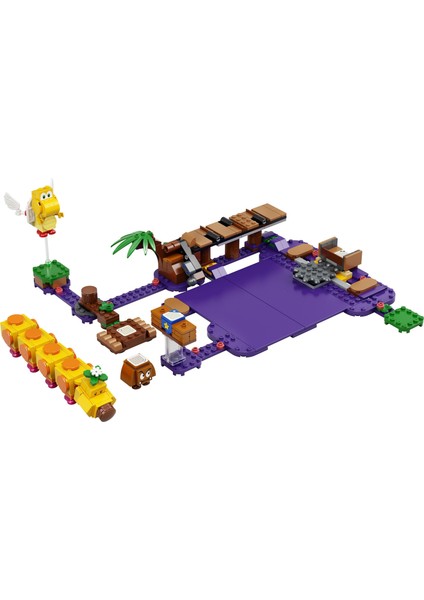 ® Super Mario# Wiggler#ın Zehirli Bataklığı Ek Macera Seti 71383 - Çocuklar için Koleksiyonluk Oyuncak Yapım Seti (374 Parça)