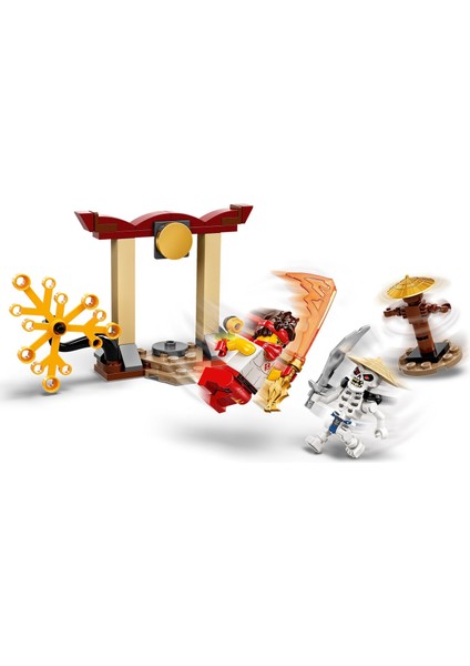 LEGO® NINJAGO® Efsanevi Savaş Seti # Kai ile Skulkin 71730 - Dönen Savaş Oyuncağı İçeren Yapım Seti (61 Parça)