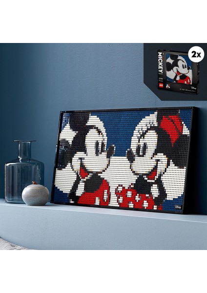 Art # Disney#s Mickey Mouse 31202 - Yetişkinler için Duvar Dekoru Yapım Seti (2658 Parça)