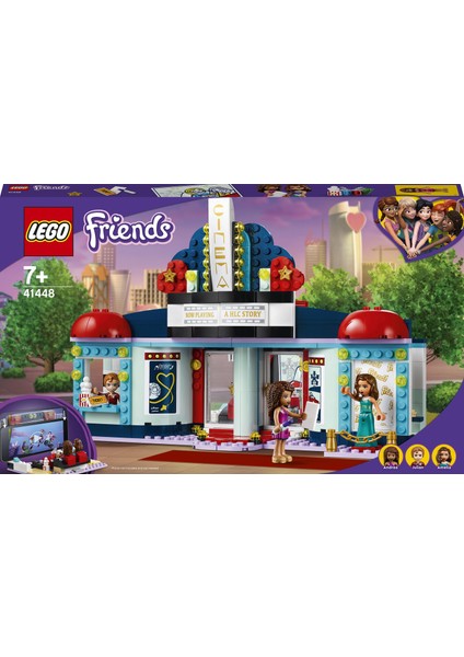 Friends Heartlake City Sineması 41448 - Çocuklar için Şehir Sineması Oyuncak Yapım Seti (451 Parça) modelleri
