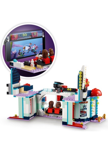 Friends Heartlake City Sineması 41448 - Çocuklar için Şehir Sineması Oyuncak Yapım Seti (451 Parça)