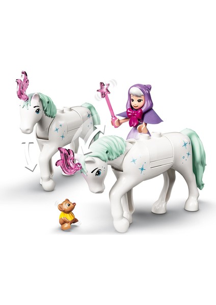® # Disney Sindirella'nın Kraliyet Arabası 43192; Harika bir Hediye Olan Yaratıcı bir Yapım Seti (237 Parça) modelleri