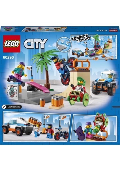® City Kaykay Parkı 60290 - Çocuklar için Oyuncak Yapım Seti(195 Parça) fırsatları
