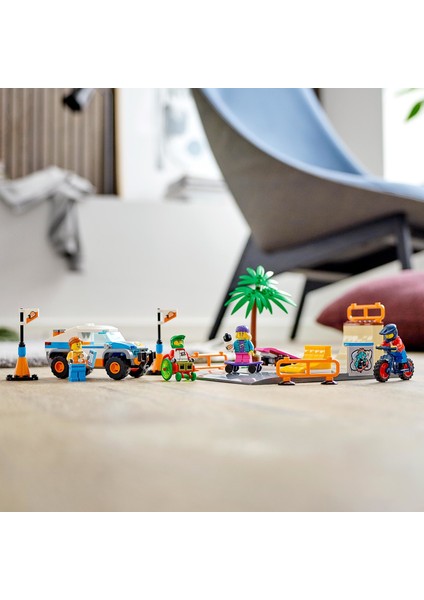 ® City Kaykay Parkı 60290 - Çocuklar için Oyuncak Yapım Seti(195 Parça) indirimleri