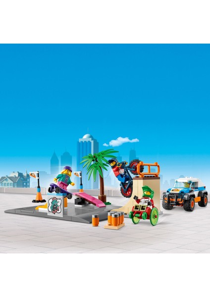 ® City Kaykay Parkı 60290 - Çocuklar için Oyuncak Yapım Seti(195 Parça)