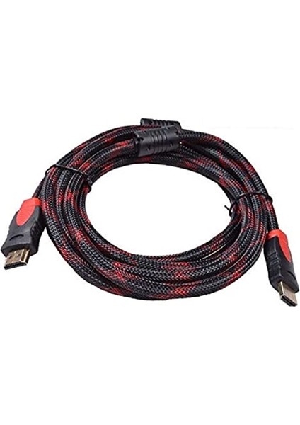 HDMI Kablosu Altın Uçlu 1.4b 3D 10 Metre Tv Bağlama 4241
