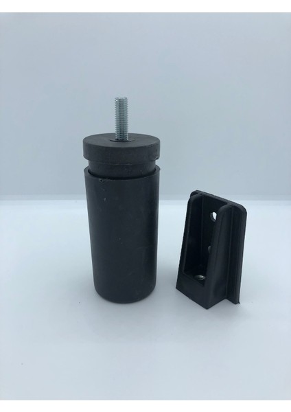 Plastik, Siyah 9,5 Cm-15 cm Ayarlı Gizli Ayak (5 Adet)