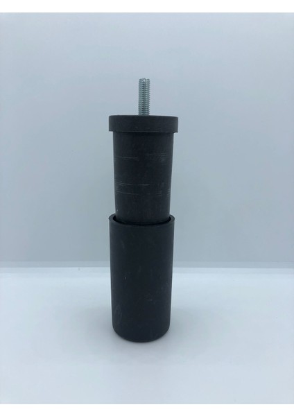 Plastik, Siyah 9,5 Cm-15 cm Ayarlı Gizli Ayak (5 Adet)
