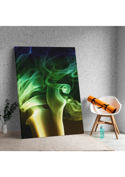 Renkli Duman Temalı Kanvas Tablo