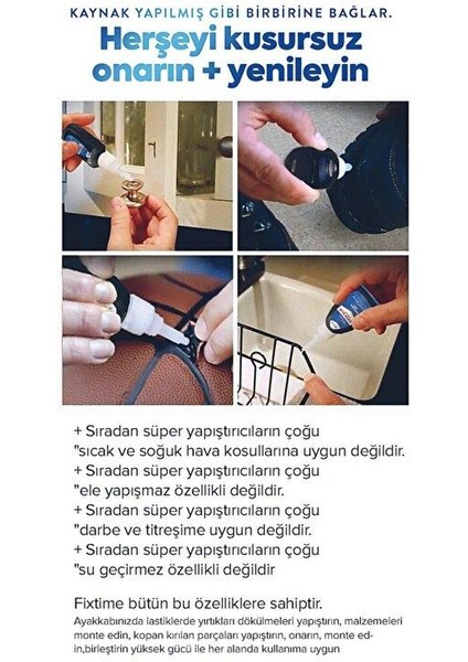 Super Glue Yağ Bazlı Süper Yapıştırıcı (2'li PAKET)20GR fırsatları