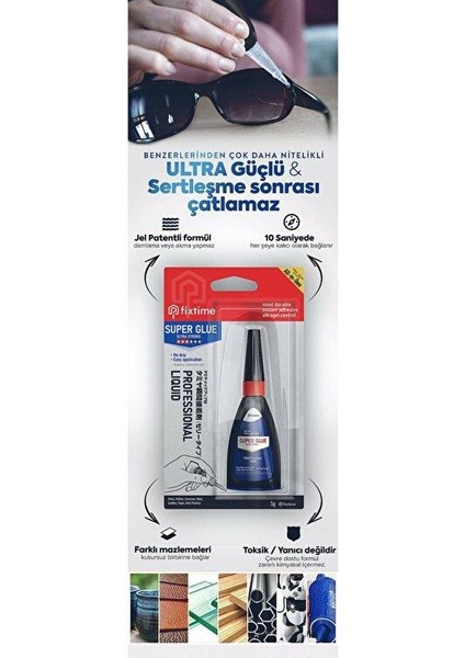 Super Glue Yağ Bazlı Süper Yapıştırıcı (2'li PAKET)20GR indirimleri