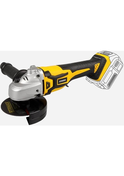 RTX2055B Aküsüz Avuç Taşlama 18V Li-Ion 115MM