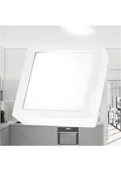 24W Sıva Üstü Kare LED Panel Beyaz