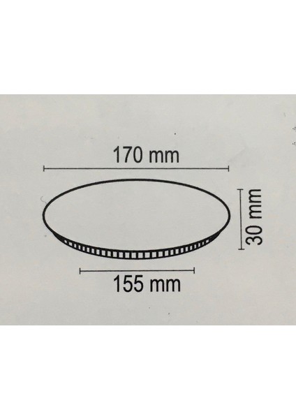 24W Yüksek Lümen Sıva Altı LED Panel Armatür Günışığı