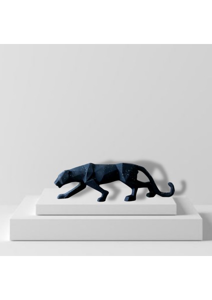Kübik Leopar Heykel
