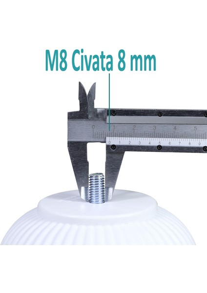 Nobel Inci Mobilya Kanepe Masa Puf Ayağı M8 Civata Baza Ayak 12CM