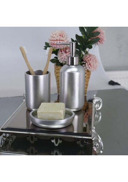 Elegance Banyo Seti Gümüş fiyatları