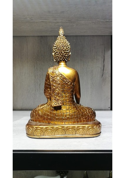 Altın Rengi Buda Heykelciği (Büyük Boy 26 Cm) fiyatları