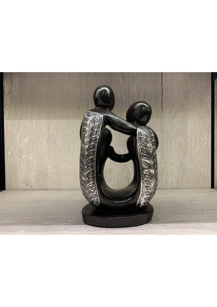 Reçine Soyut Aile Figürü - Işlemeli (23 Cm) indirimleri