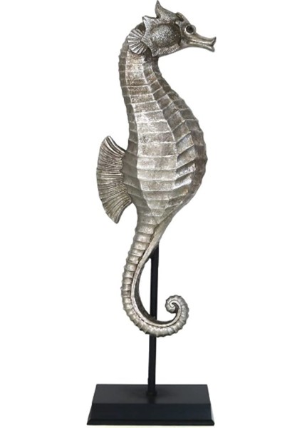 Standlı Dekoratif Denizatı Biblo (51 Cm)