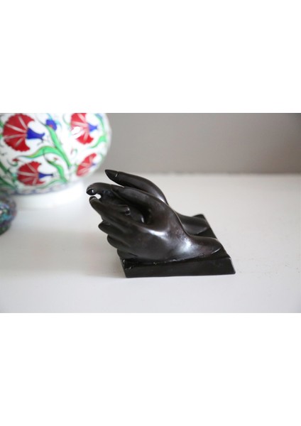 Iki El Şeklinde Kartlık / Obje / Takı Standı (11 Cm) indirimleri