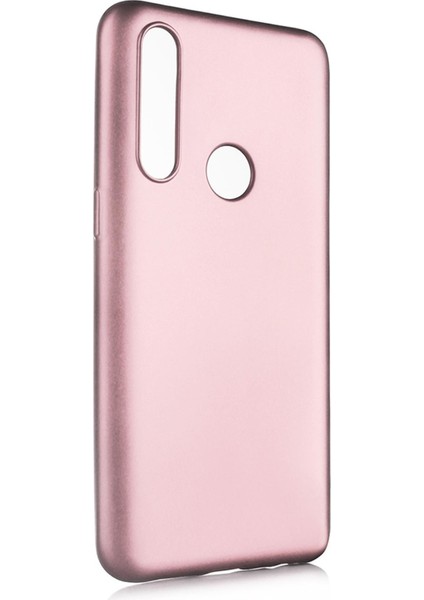 Oppo A31 Kılıf Premier Renkli Esnek Silikon Rosegold