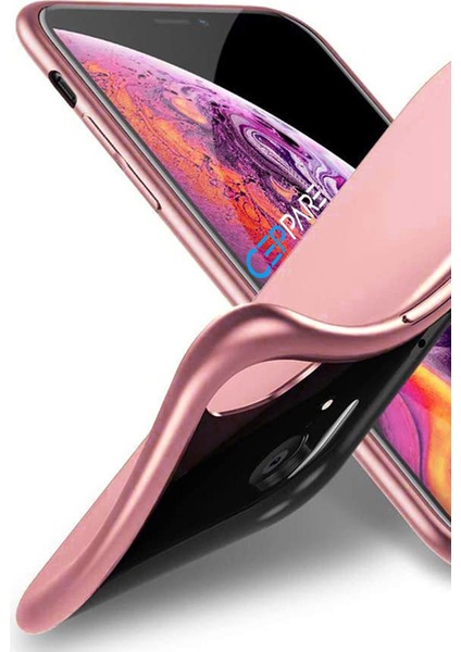 Oppo A31 Kılıf Premier Renkli Esnek Silikon Rosegold