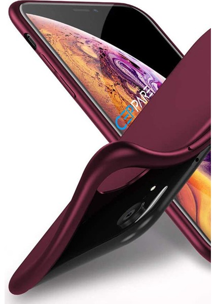 iPhone 11 Kılıf Premier Renkli Esnek Silikon Mürdüm